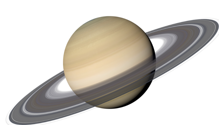 the planet saturn and its rings