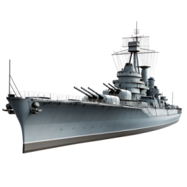 a large gray ship on a white background