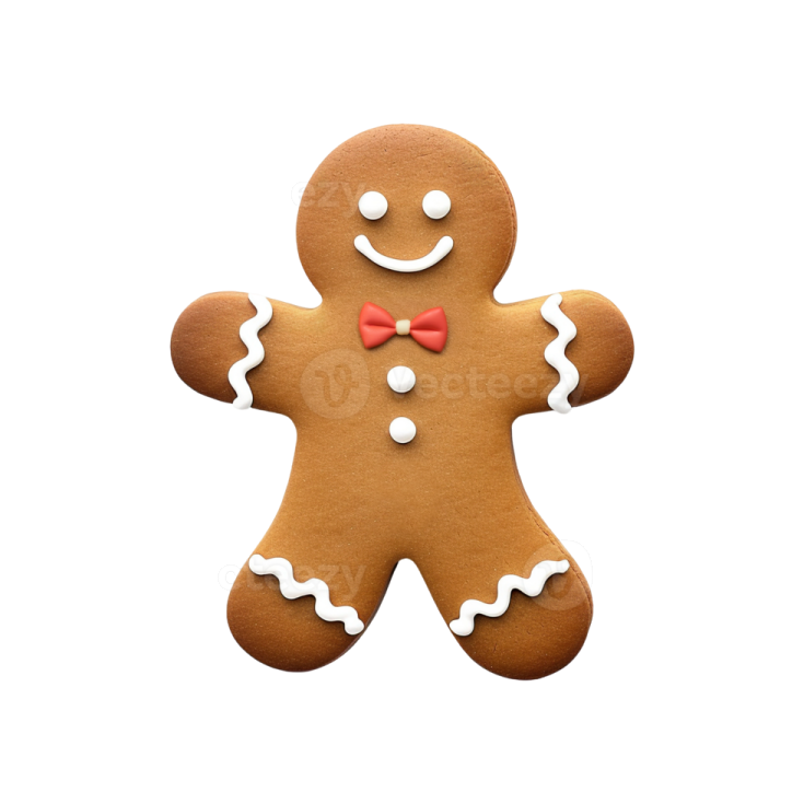 a ginger with a red bow on it