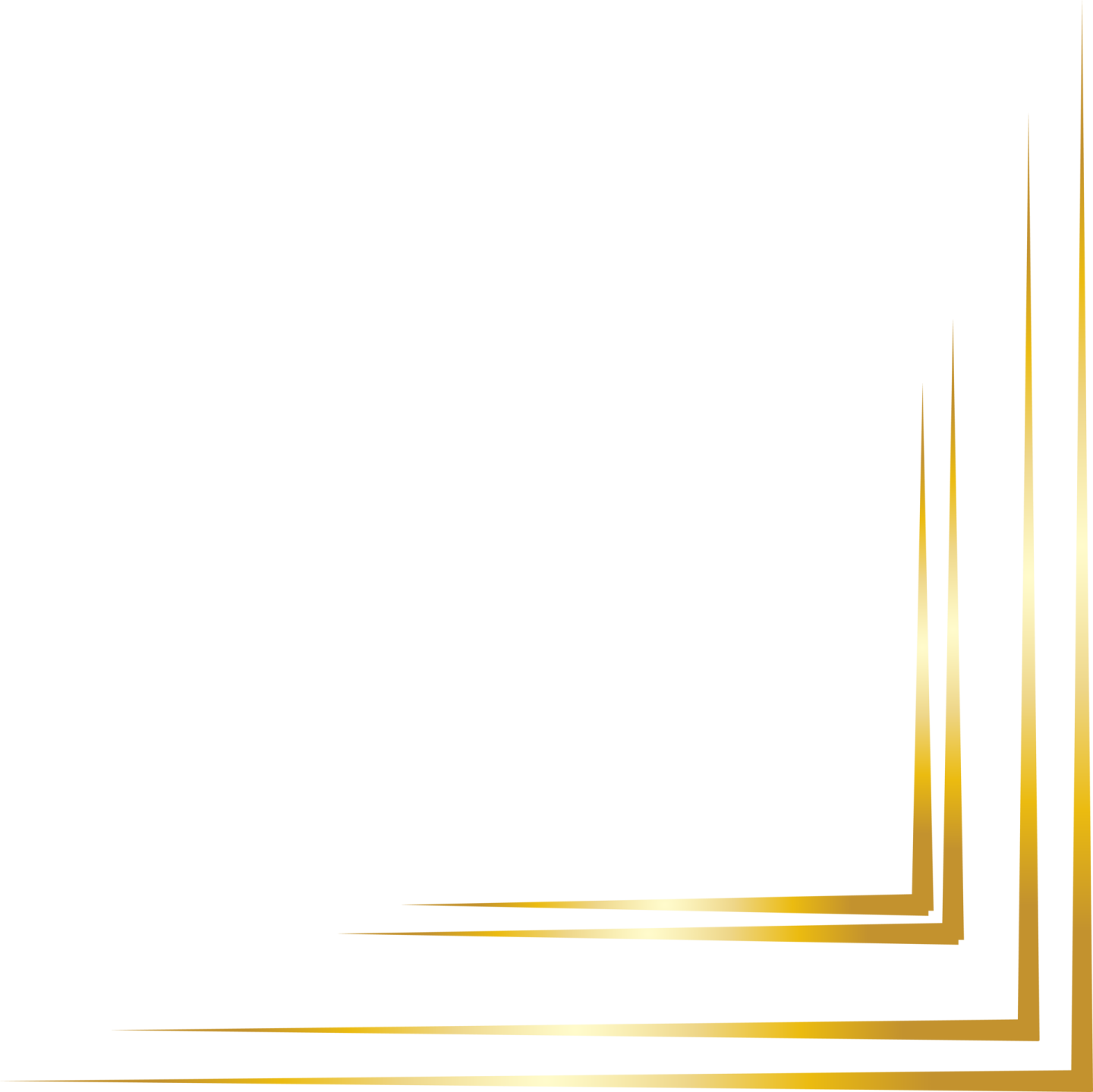a gold frame on a white background vector