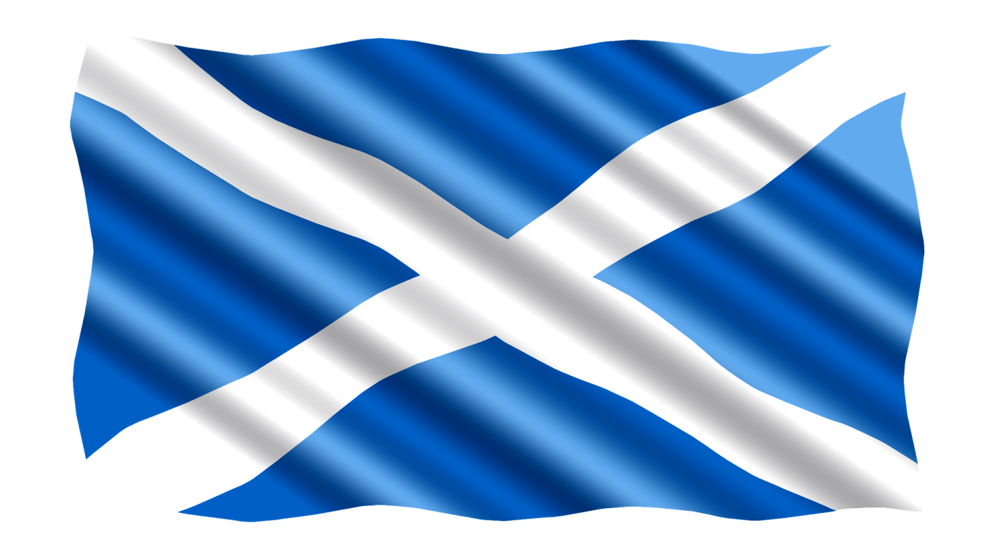 the flag of scotland
