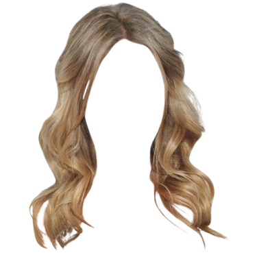 a woman with long blonde hair on her head