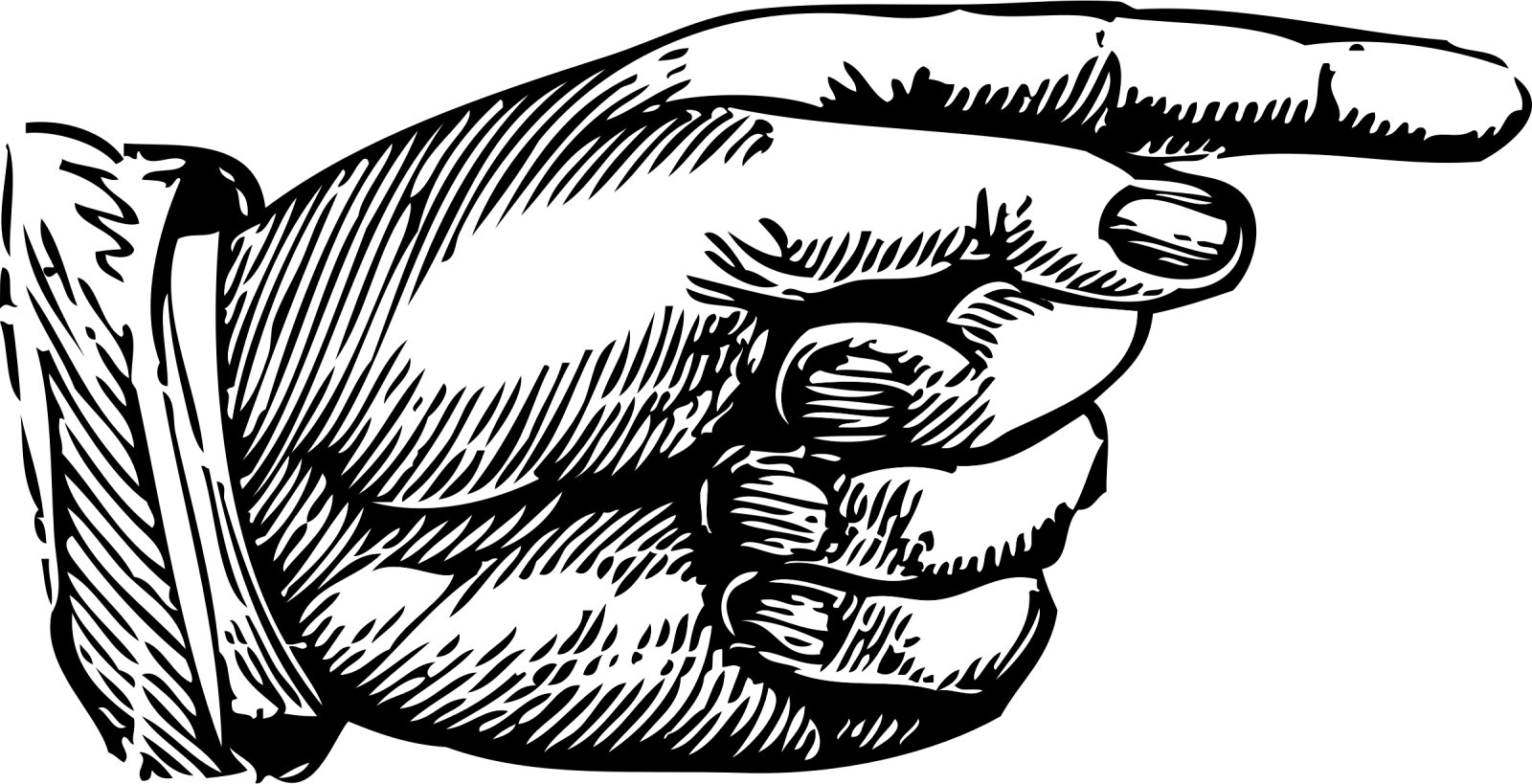 a black and white drawing of a hand holding a cigarette