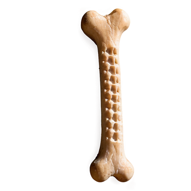 a dog bone on a white background