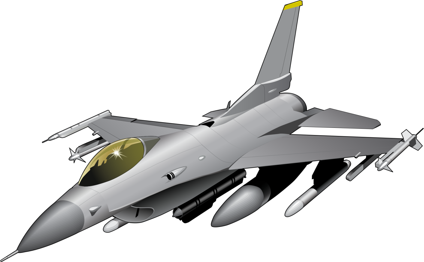a fighter jet flying in the air