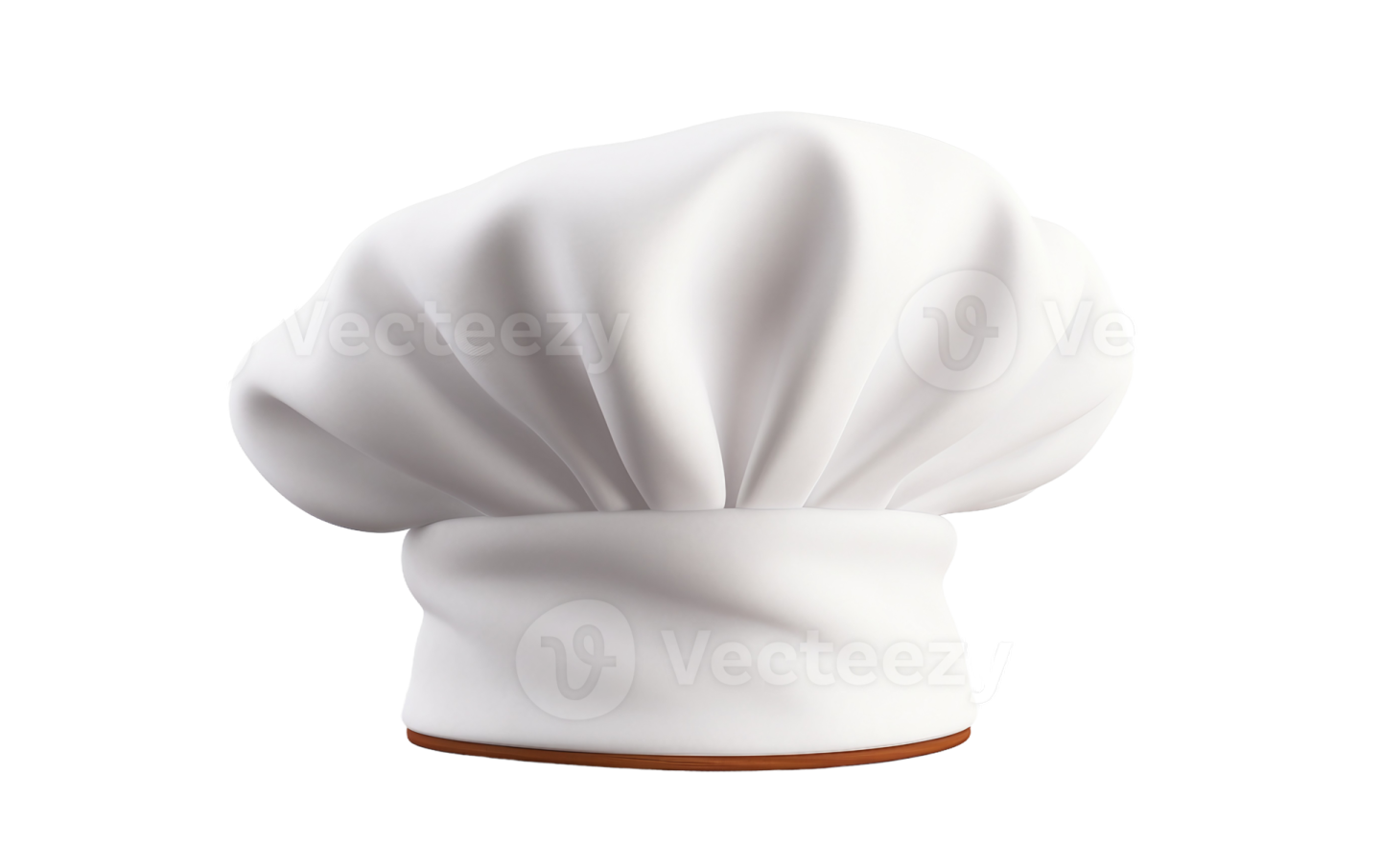 a chef hat on a white background