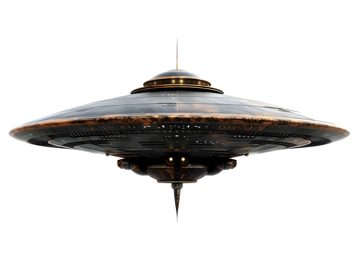 a flying object in the sky