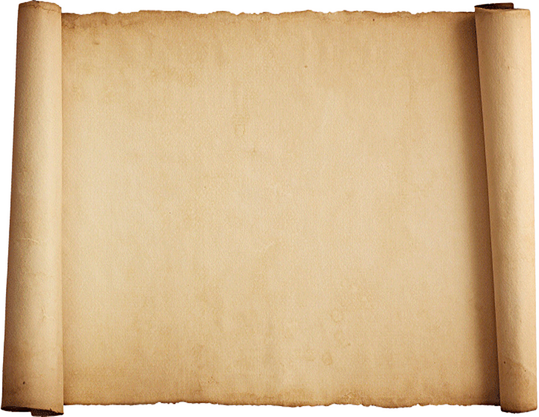 a piece of old paper on a white background