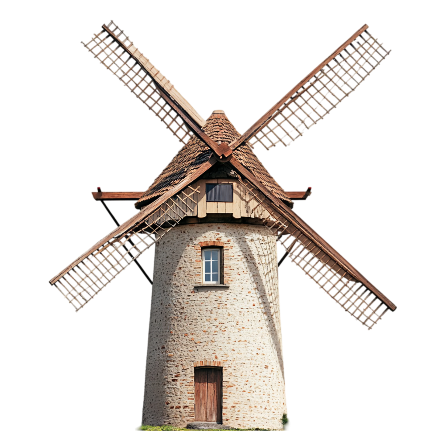 a windmill on a white background