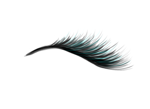a close up of an eye with long eyelashes