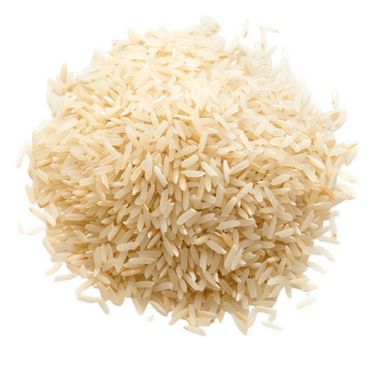 a pile of white rice