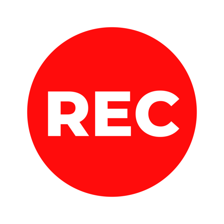 the rec logo on a white background