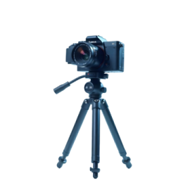 a camera on top of a tripod
