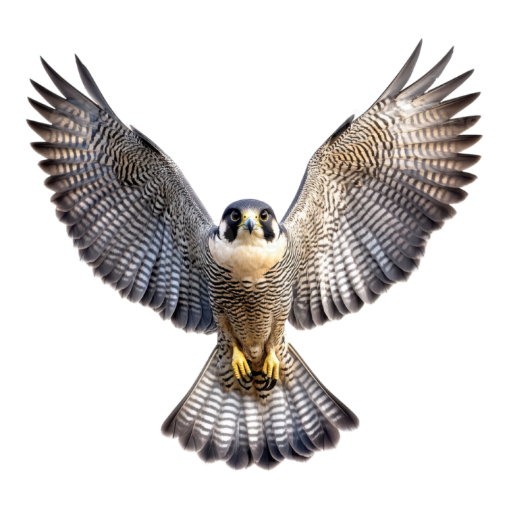 a bird flying in the air with its wings spread