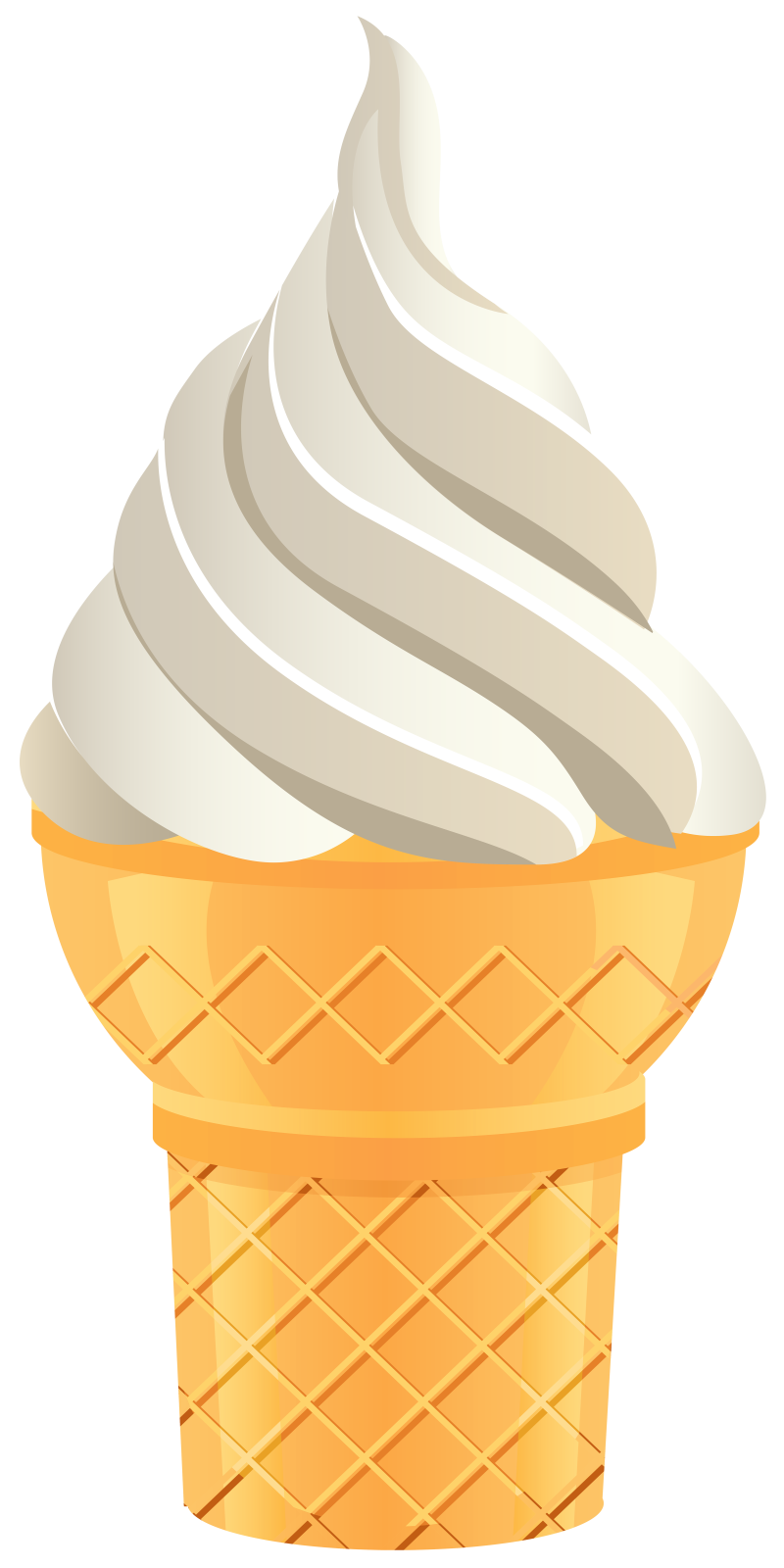 an ice cream cone