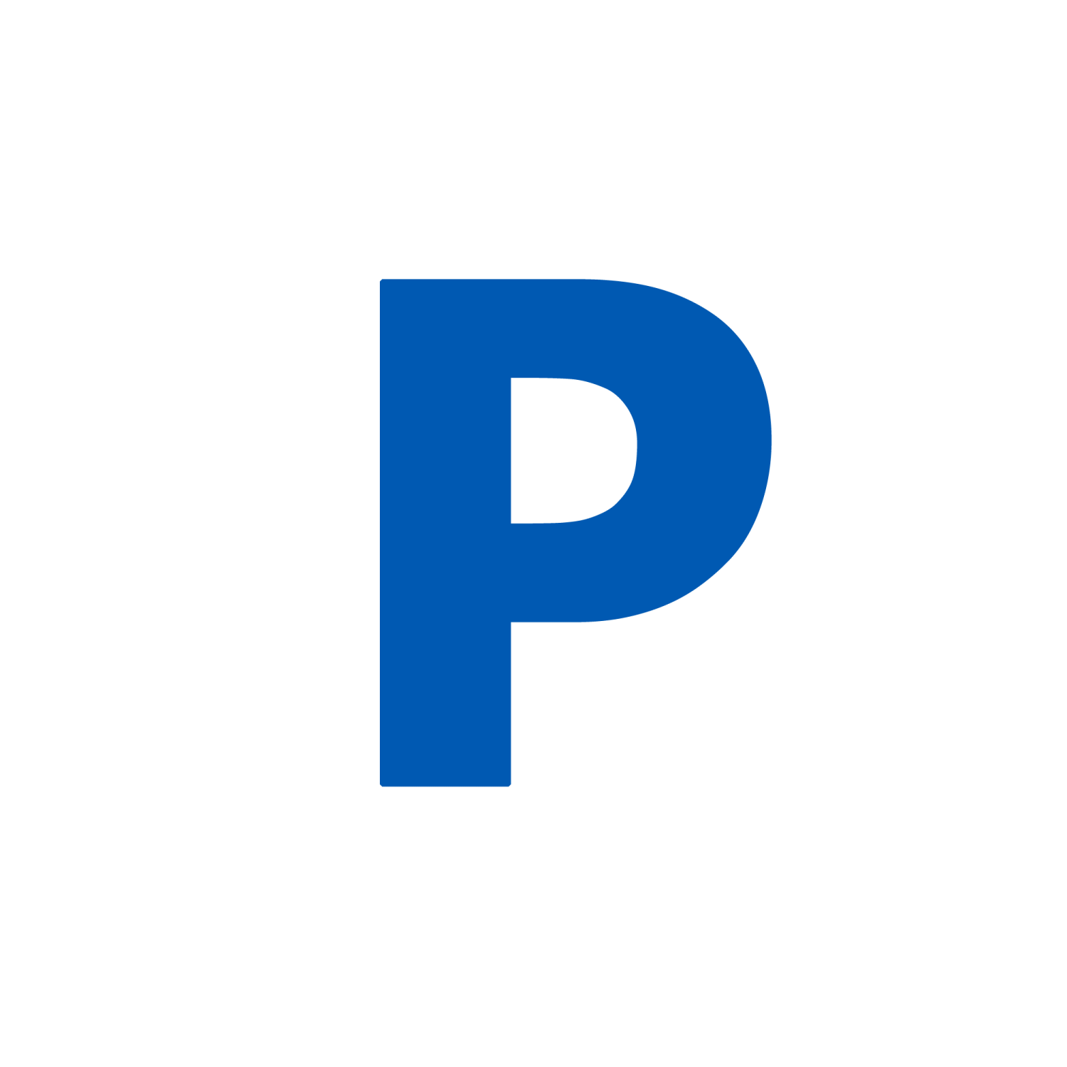 the p logo