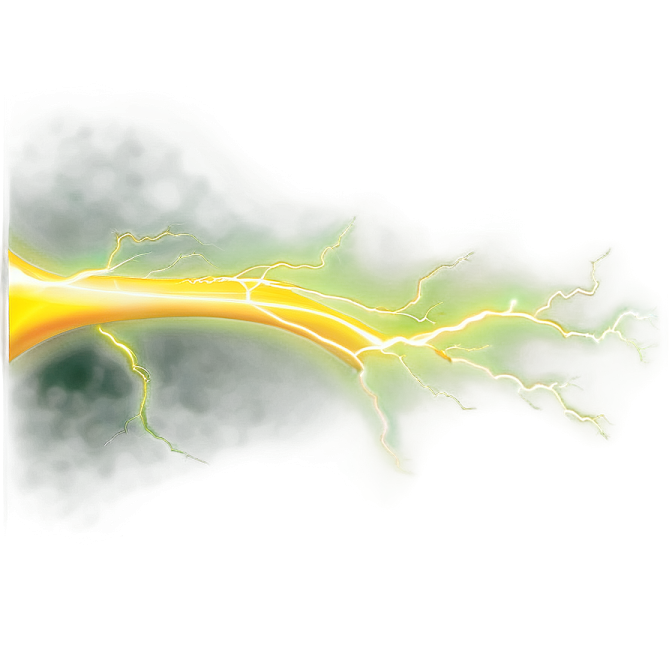 a picture of a yellow lightning