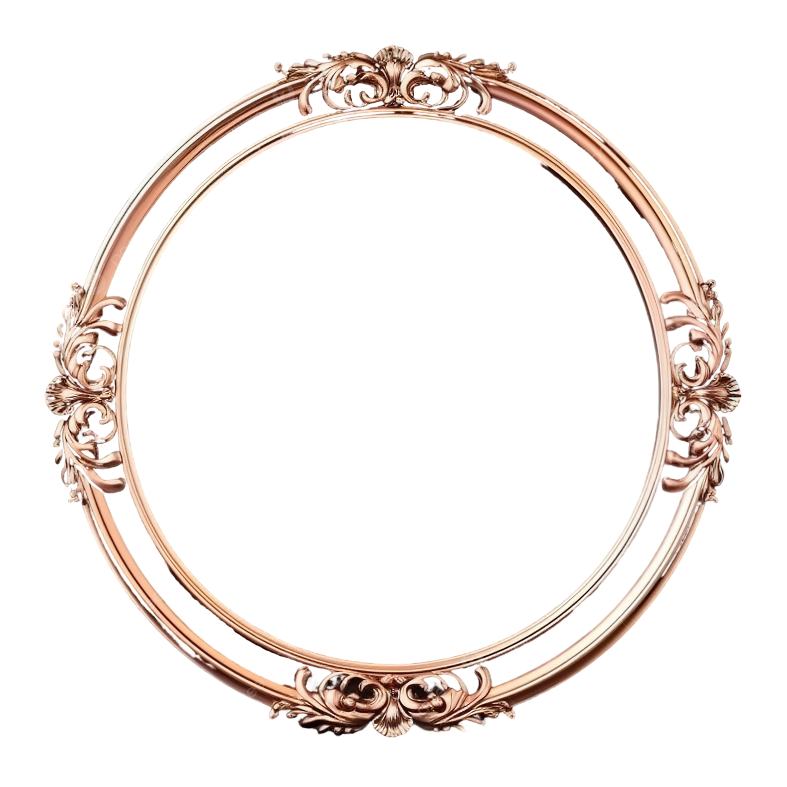 a rose gold bang bracelet