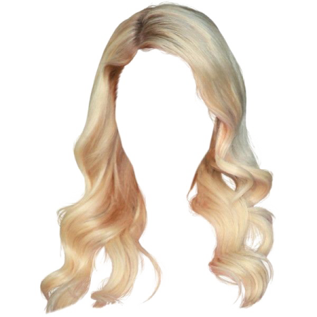 a drawing of a woman with long blonde hair