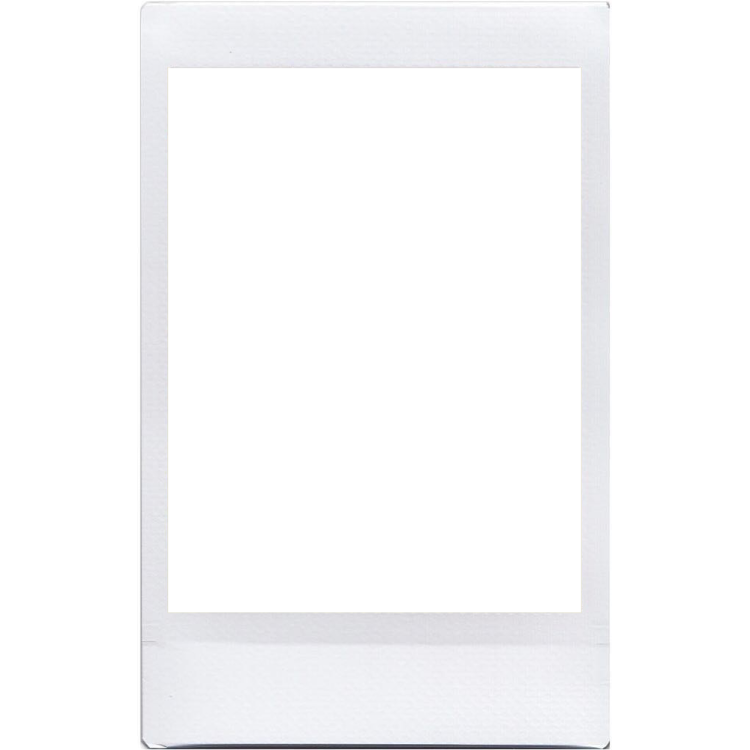 a white picture frame with a blank space on it