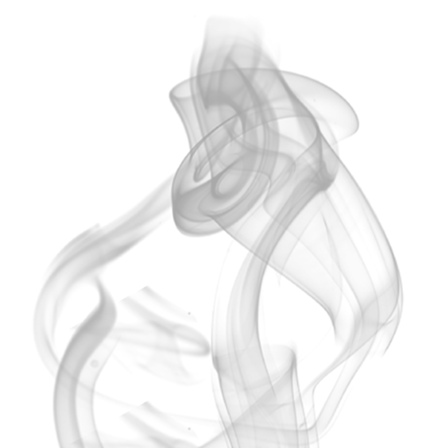 smoke on a white background