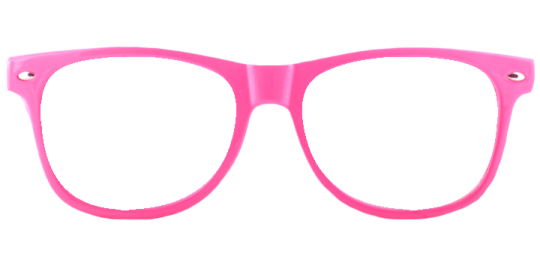 a pair of glasses on a white background