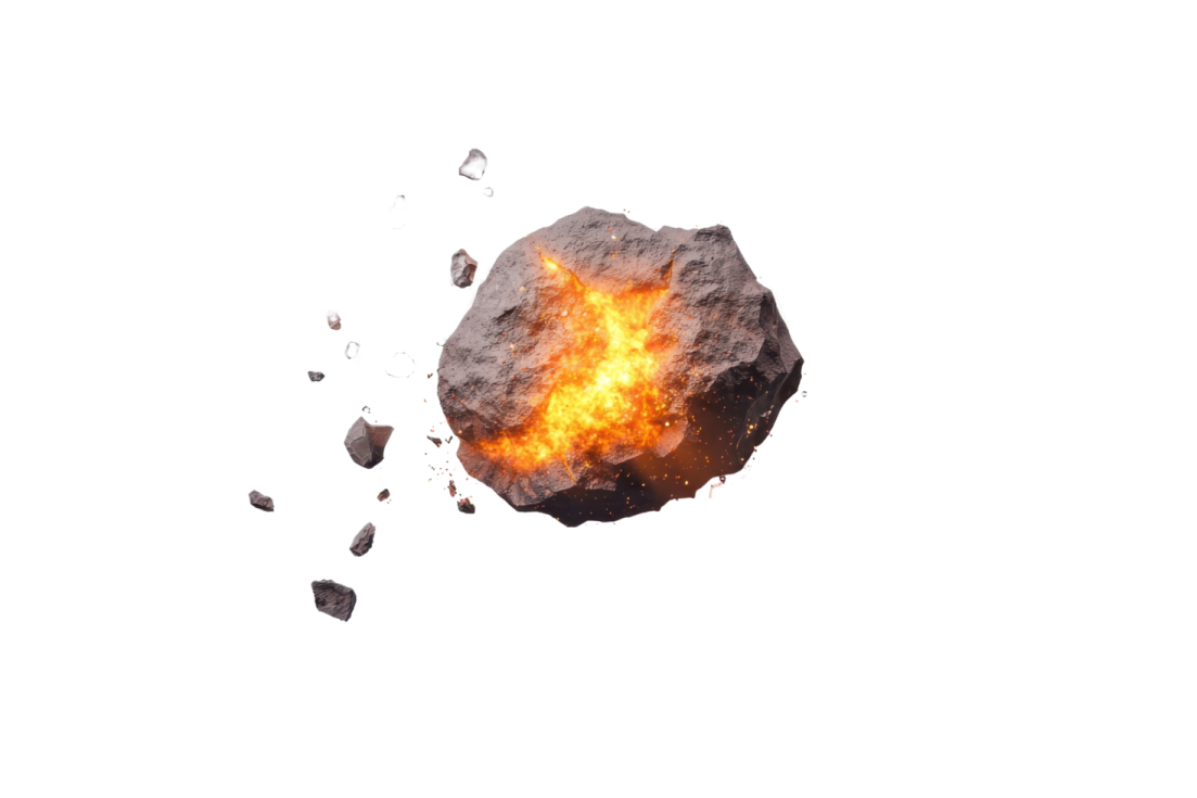 an asteroid is seen in this image taken from nasa