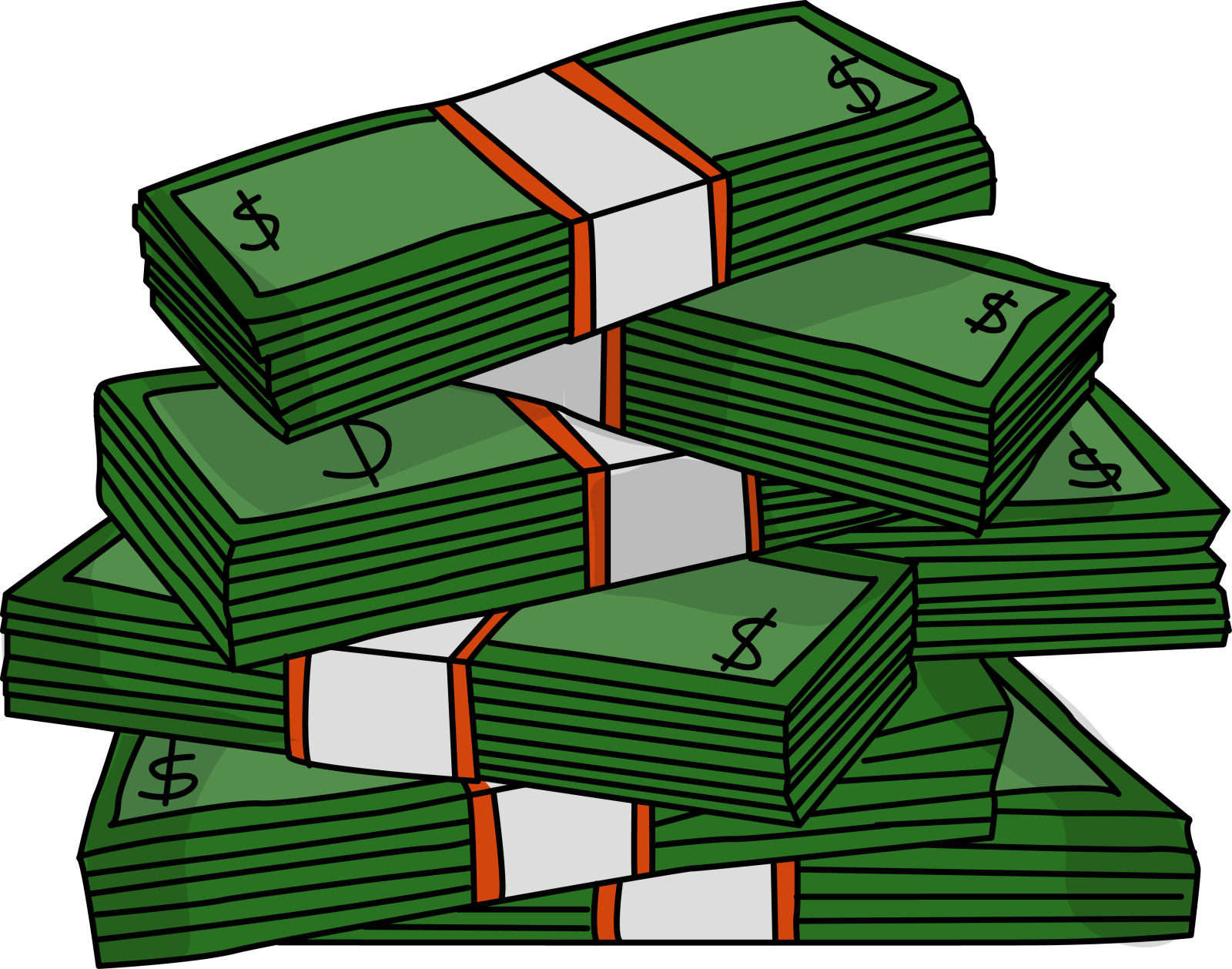 a pile of money clipart