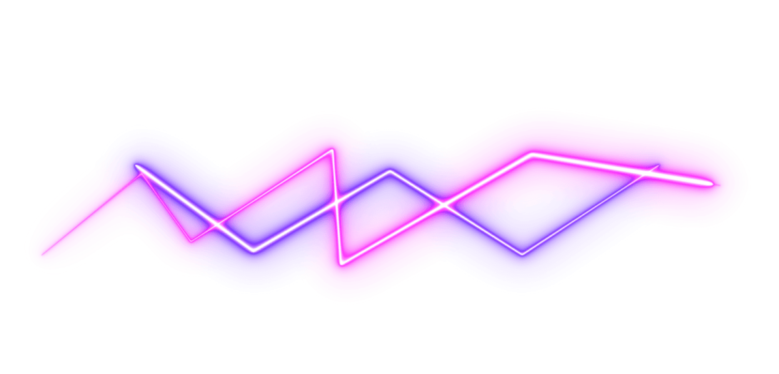 a neon sign with the letter m on it