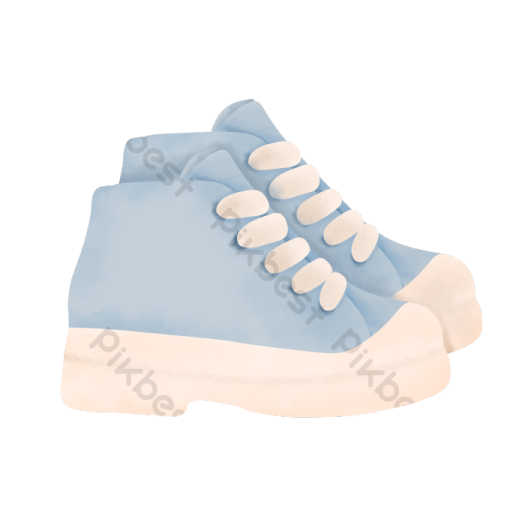 a pair of blue shoes with white soles