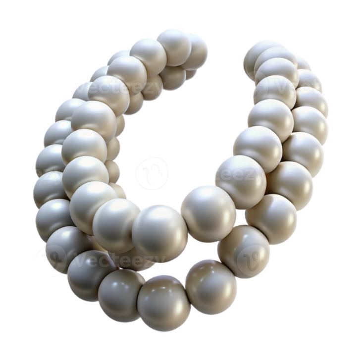 an image of a white pearl necklace