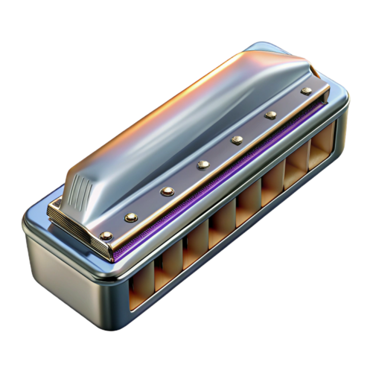 an image of a harmonica on a white background
