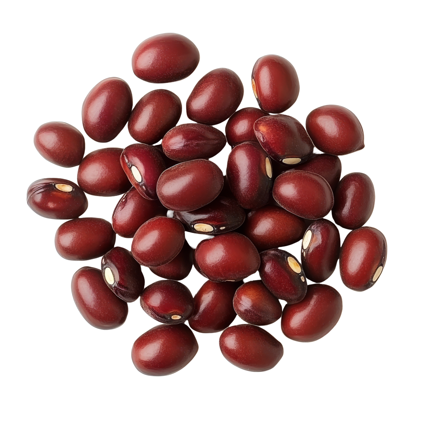a pile of red kidney beans