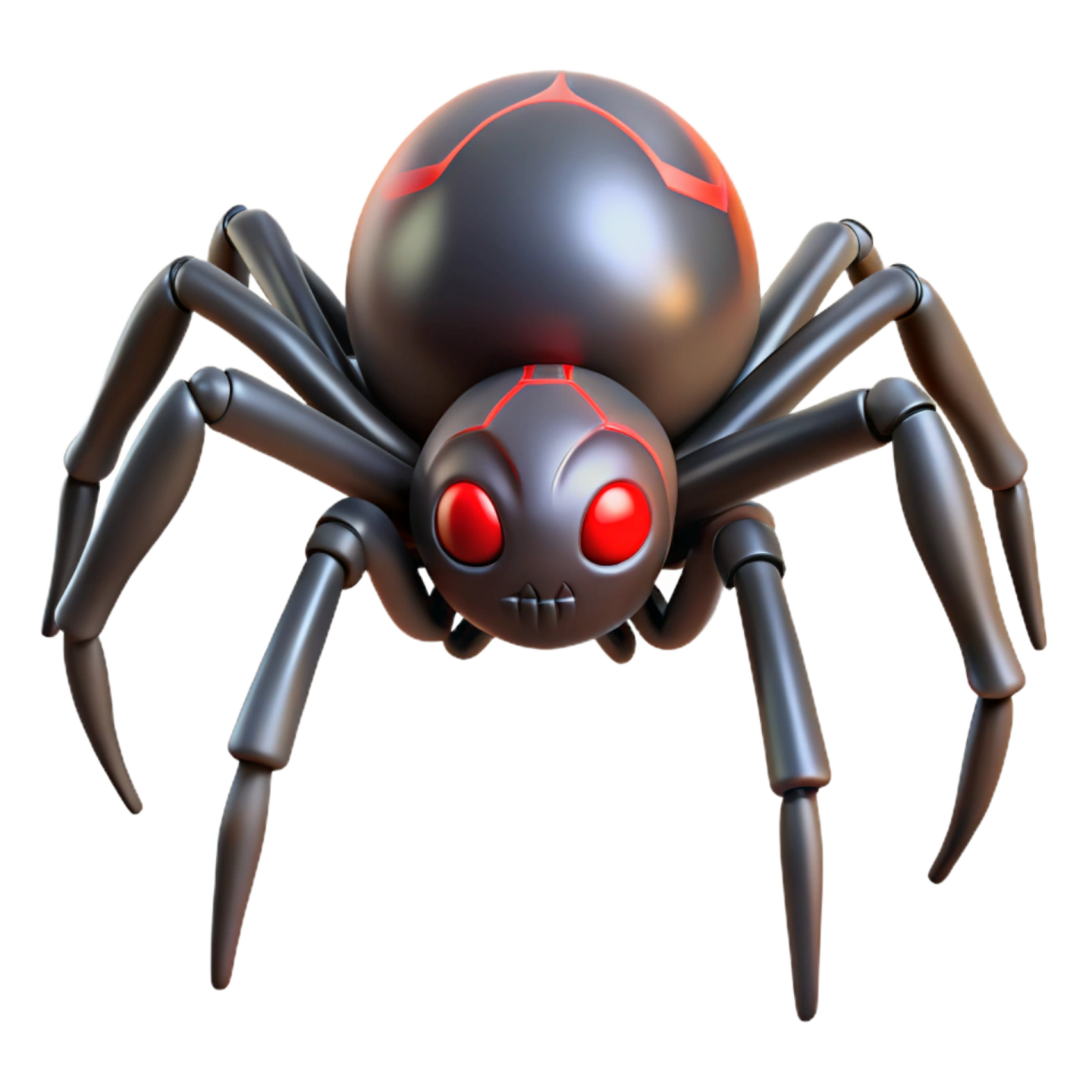 an image of a spider with red eyes