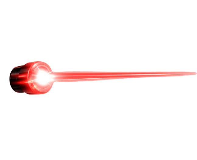 a close up of a metal object on a white background