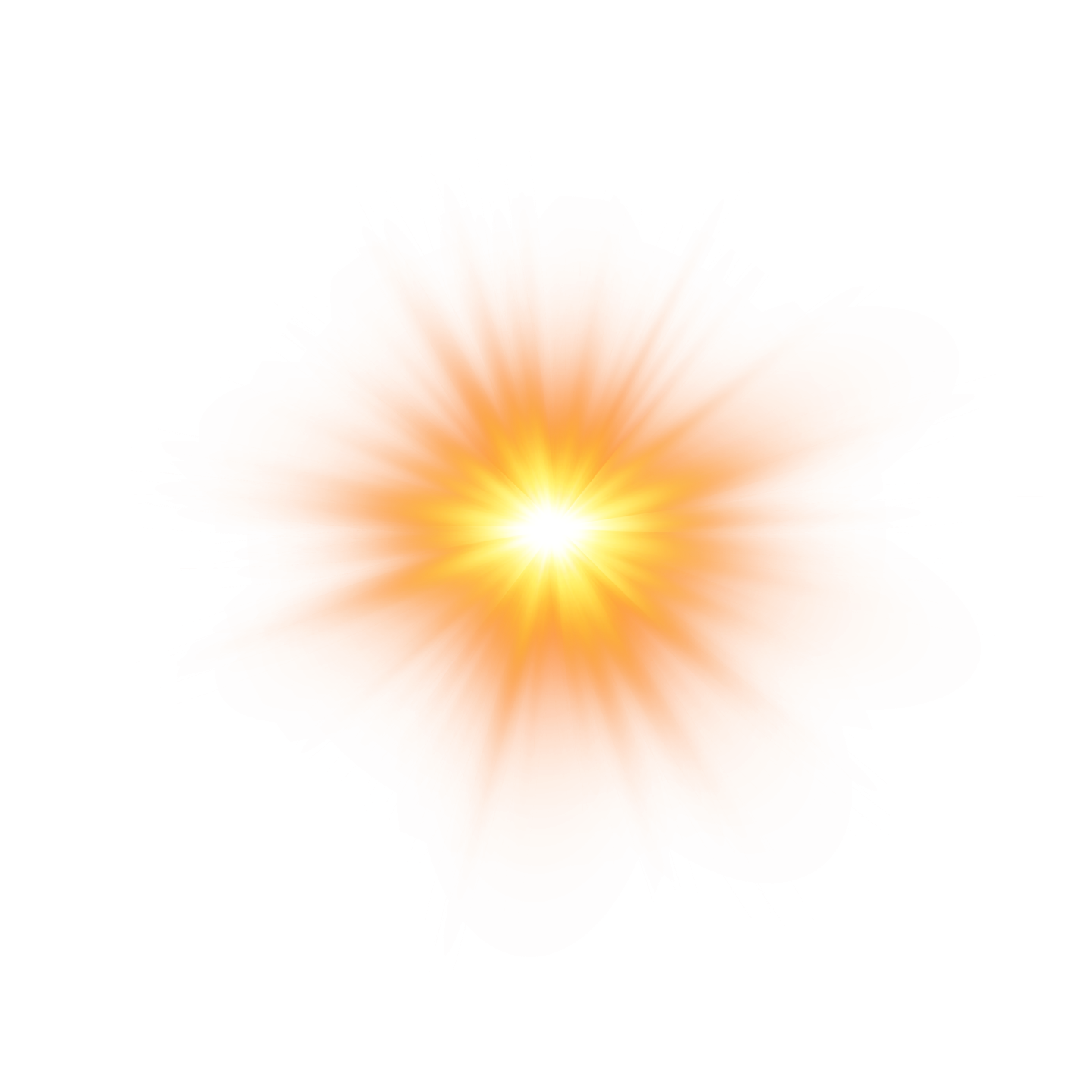 a white background with a bright yellow star
