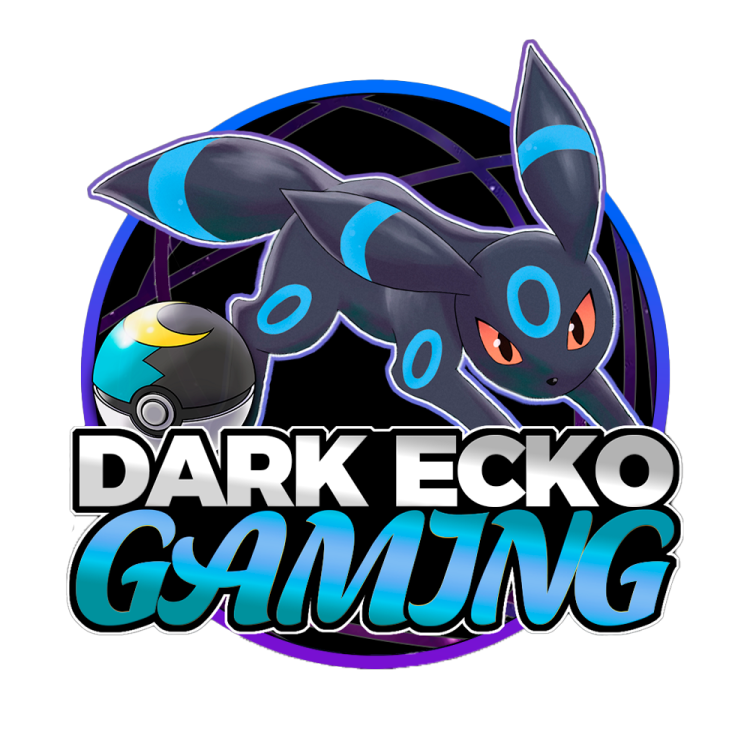 a logo for a video game called dark echo gaming