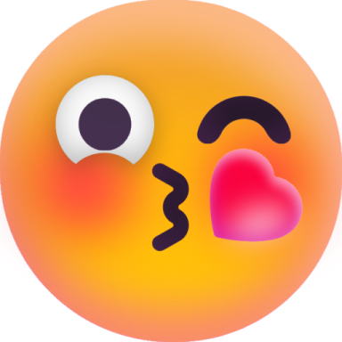 a smiley face with a heart in the middle
