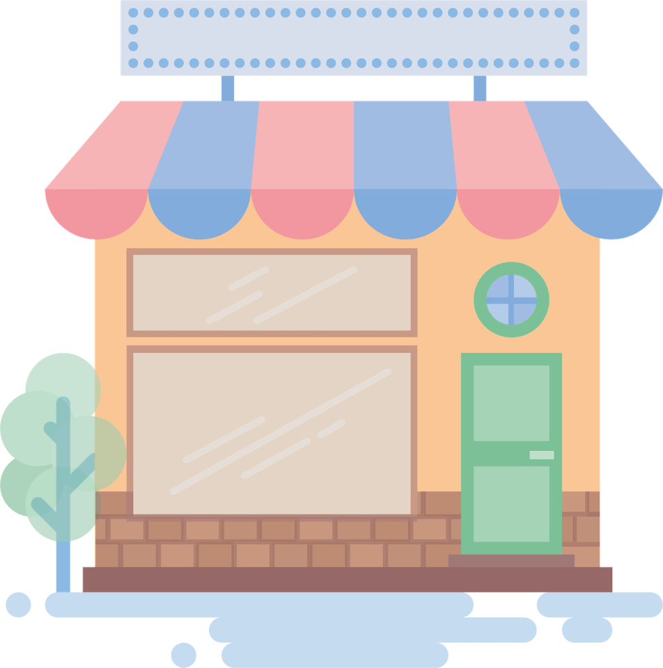 an illustration of a store front