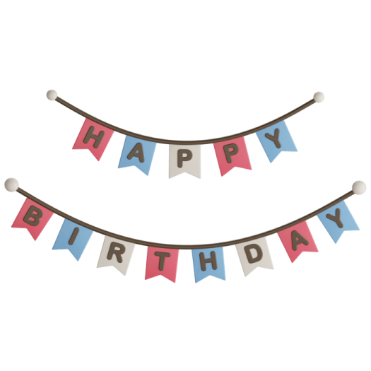 happy birthday bunting banner