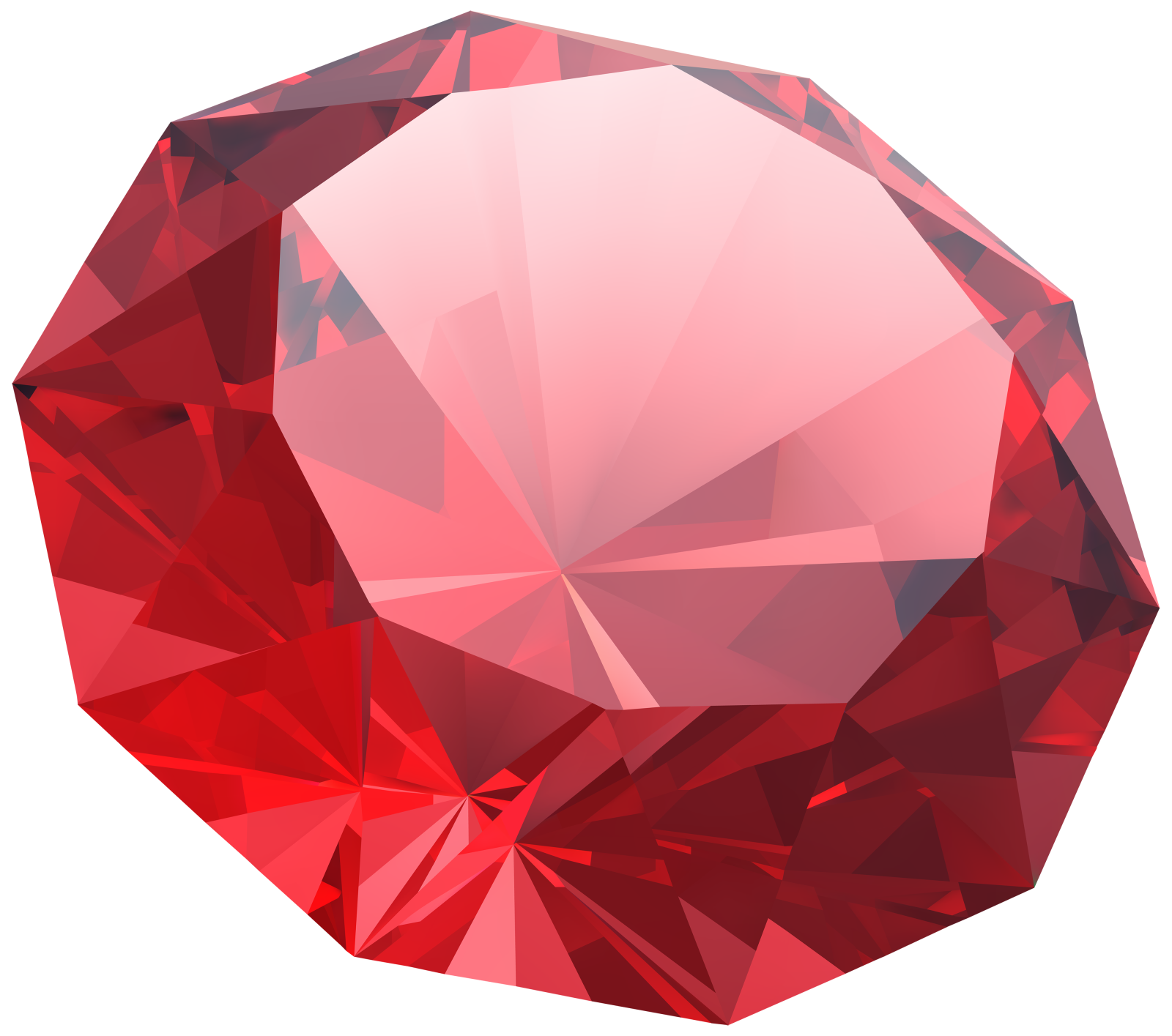 a red diamond on a white background