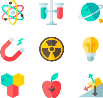 a set of different colored icons