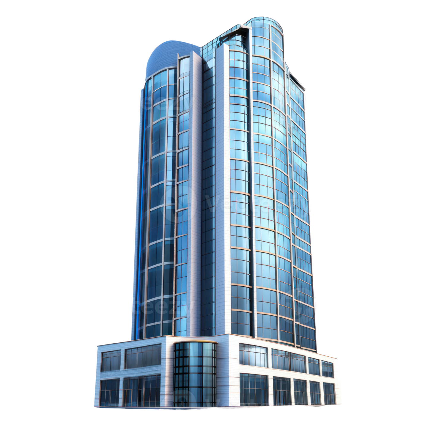 a 3d rendering of a modern building