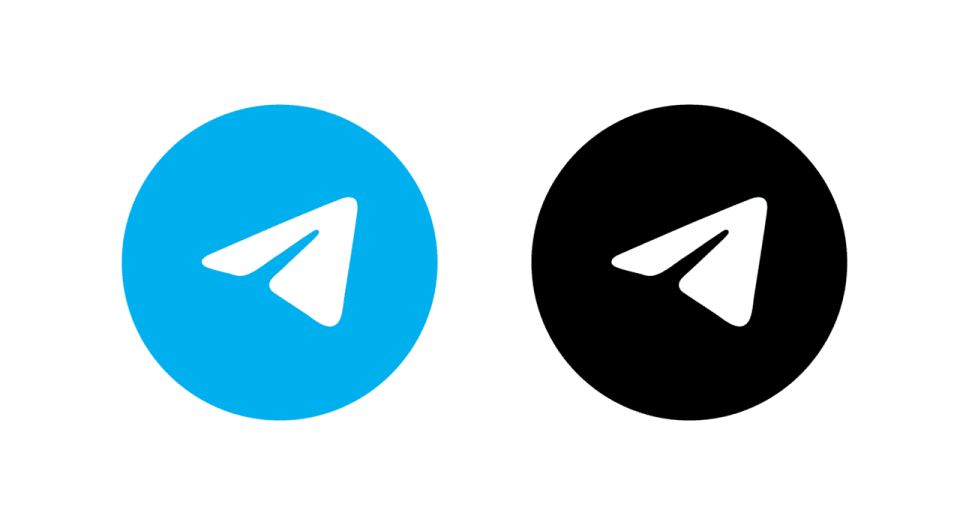 two blue and black circles with a white background