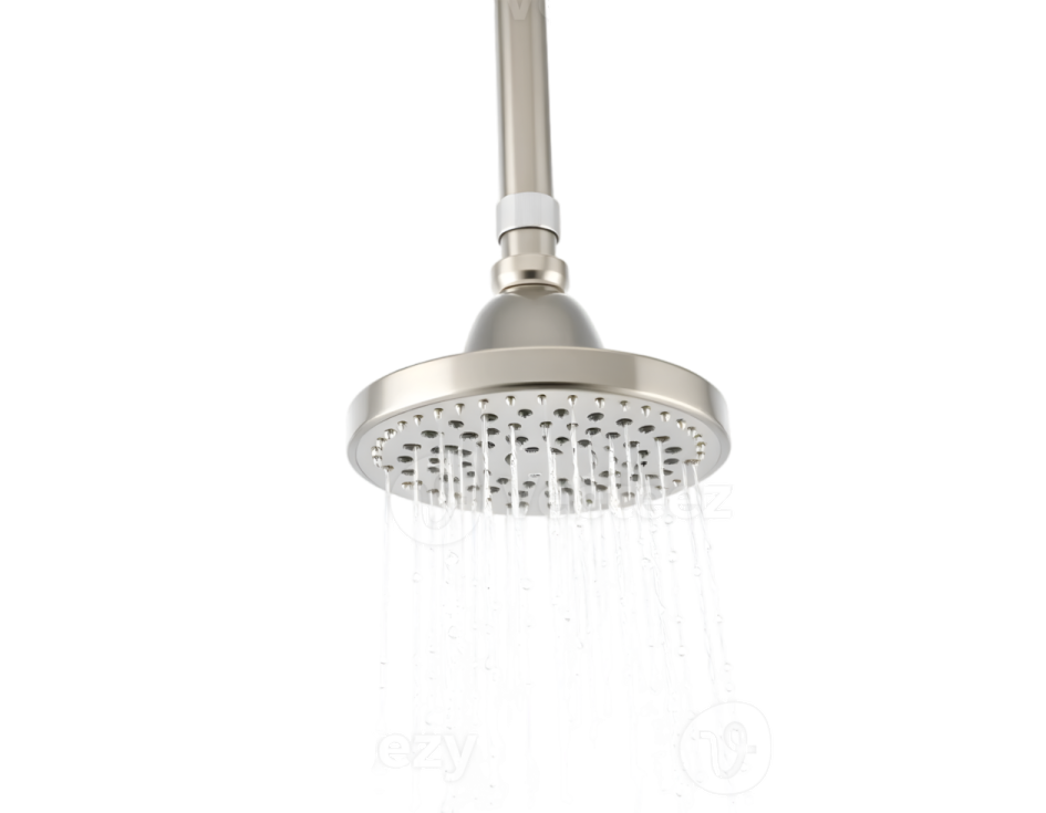 a shower head with rain coming out of it