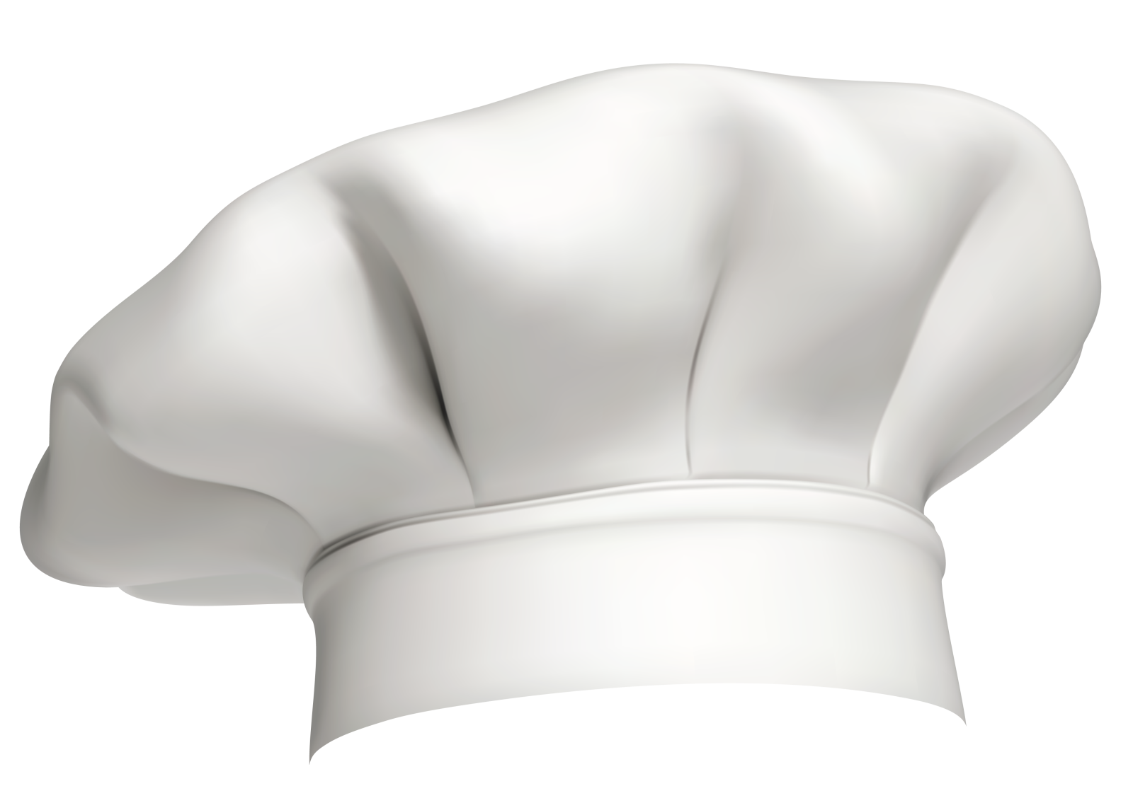 a chef hat on a white background