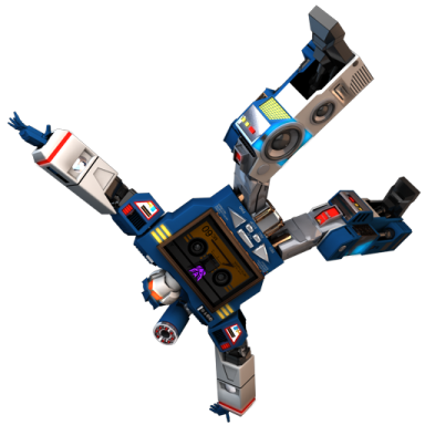 a small robot flying through the air