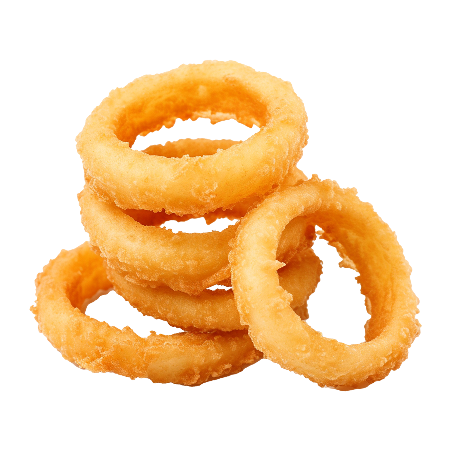 a pile of onion rings