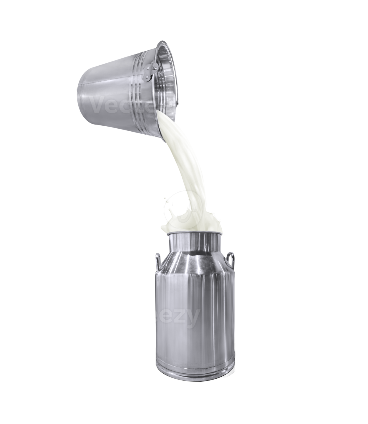 an image of a milk being poured into a can