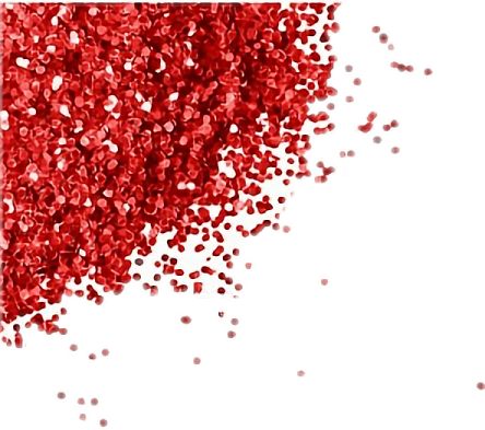 a heart made out of small red hearts